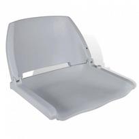 baidares sedynes - vidaXL Valties sėdynė su atlošu Pilka (Grey) - 3 nuotrauka