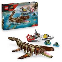laiva - LEGO Jurassic World Mozazauro modelis ir misijos laivas 76974 - 3 nuotrauka