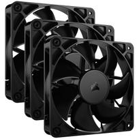 corsair fan - Corsair RS120 PWM 120 mm Korpuso Ventiliatorius 3-Pack Juodas (Black) - 2 nuotrauka