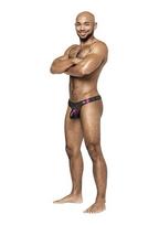 stringai vyrams - Vyriški stringai Male Power Uplift Bong Thong S/M Violetinė (Purple) - 2 nuotrauka