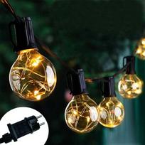 Saska Garden PARTY LIGHT Lauko Girlianda, 20 LED, Juodas (Black), 5,8 m
