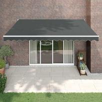 vidaXL Ištraukiama markizė 4,5x3m, Antracito (Anthracite)