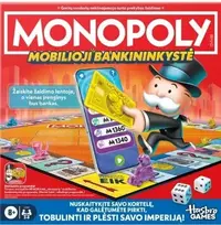 mokivezi - MONOPOLY stalo žaidimas Mobilioji bankininkystė LT, G1424633 - 1 nuotrauka