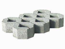 Sodo plytelė Betono Mozaika Eco 8, 60 x 40 x 8 cm, pilka