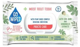 Tualetinis popierius Go Wipes Procto Care, drėgnas, 1 sl