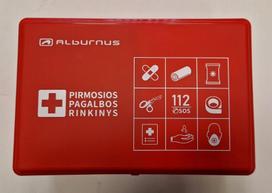 vaistineles deklas - Pirmosios pagalbos vaistinėlė ALBURNUS PPR1006, kietu dėklu - 1 nuotrauka