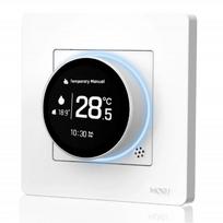 Moes Išmanus sieninis termostatas grindų termo pavaroms su ratuku, balta (White)