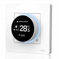 zigbee termostatas - Moes Išmanus sieninis termostatas grindų termo pavaroms su ratuku, balta (White) - 2 nuotrauka