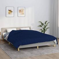 sunki antklode 200x200 - Antklodė VidaXL, mėlyna (Blue), 200x200 cm, 13 kg - 1 nuotrauka