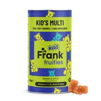 FRANK FRUITIES KID'S MULTI maisto papildas vaikams, nuo 4 metų, 60 guminukų
