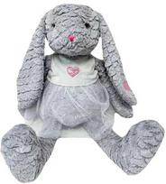 pliusiniai zaislai triusiukas - TULILO Pliušinis žaislas triušis Rozia, pilkas (Grey), 32 cm - 2 nuotrauka