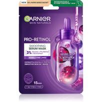 retinolis veidui serumai - GARNIER Skin Naturals Pro-Retinol Smoothing Serum Mask, 22 g - 2 nuotrauka