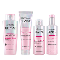 glycolic gloss - L'Oreal Paris Elseve Glycolic Gloss balzamas ilgalaikiam plaukų blizgesiui, 300 ml - 4 nuotrauka