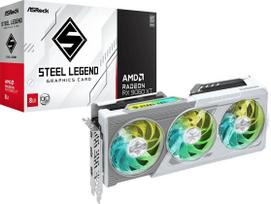 amd radeon - ASRock Radeon RX 9060 XT Steel Legend OC 8GB GDDR6 - 3 nuotrauka