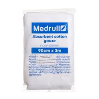 medicinines - MEDRULL, medicininė marlė, 3 m x 90 cm, nesterili - 2 nuotrauka