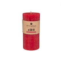 Atmosphera Olia cilindrinė žvakė Raudona (Red) - 140 mm, 50 h