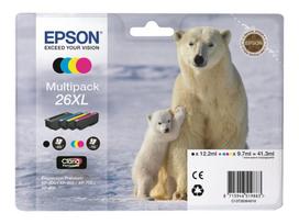 epson xp spausdintuvas - EPSON Tinte Multipack 4-colours 26XL | C13T26364010 - 1 nuotrauka