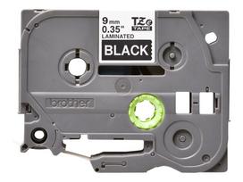 balta lipni juosta - Brother | TZe-325 Laminated Tape | White on Black | TZe | 8 m | 9 cm | TZE325 - 4 nuotrauka