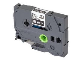 balta lipni juosta - Brother | TZe-325 Laminated Tape | White on Black | TZe | 8 m | 9 cm | TZE325 - 5 nuotrauka