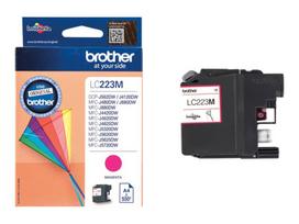 rasalai spausdintuvo - BROTHER LC223M ink magenta 550pages - 5 nuotrauka