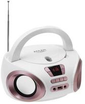 cd grotuvas - Adler AD1181 Balto vario (White Copper) radijas-magnetofonas CD-mp3 ,  USB ,  FM radijas ,  AUX ,  Ausinių lizdas - 1 nuotrauka