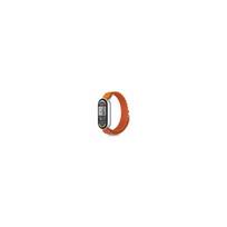 xiaomi band 9 - Tech-Protect watch strap Nylon Stripe Xiaomi Smart Band 8/9/10/NFC, juodas/oranžinis (Black/Orange) - 1 nuotrauka