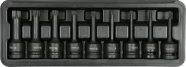xzn - Yato Smūginių antgalių rinkinys 9 vnt. YT-10691 ,  1/2" ,  Spline (XZN) M4 - M16 - 3 nuotrauka