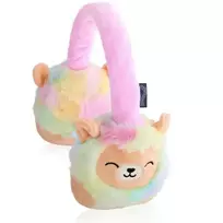 bluetooth ausines - Squishmallows Leonard the Lion Pliušinės belaidės ausinės (Multicolor) - 1 nuotrauka