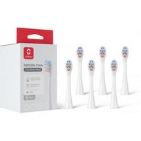 oclean sepeteliai galvutes - Oclean Delicate Care Kids P3K1 dantų šepetėlio galvutės, baltos (White), 6 vnt. - 1 nuotrauka