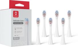 oclean sepeteliai galvutes - Oclean Delicate Care Kids P3K1 dantų šepetėlio galvutės, baltos (White), 6 vnt. - 2 nuotrauka