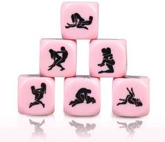 kauliukai suaugusiems - Secret Play Kamasutra Kauliukai 25mm - 2 nuotrauka