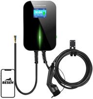 elektromobilis ikrovimo stoteles - Besen sieninis elektromobilių įkroviklis BS20 11kW APP Juodas (Black) - 2 nuotrauka