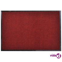 vidaXL PVC durų kilimėlis Raudonas (Red), 120 x 180 cm