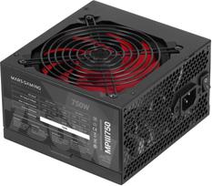 atx psu - Mars Gaming MPIII750 750W Juodas/Raudonas (Black/Red) - 2 nuotrauka