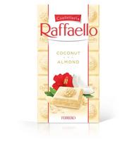 ferrero rocher - Šokoladas RAFFAELLO FERRERO, baltas, 90 g - 3 nuotrauka