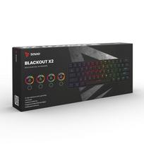 usb klaviatura - Savio BLACKOUT X2 OUTEMU Mėlyna (Blue), Hot Swap - 3 nuotrauka