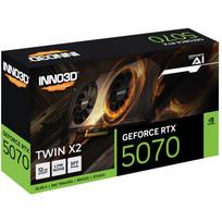 rtx - INNO3D GeForce RTX 5070 TWIN X2, 12GB GDDR7, 192-bit, DP x3, HDMI - 2 nuotrauka