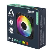 rgb fan - Arctic P12 Pro A-RGB 120mm Ventiliatorius Juodas (Black) - 6 nuotrauka