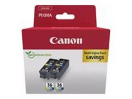 CANON CLI-36 Ink Cartridge Twin Pack | 1511B025