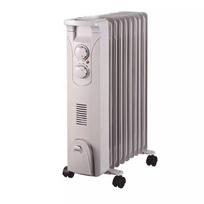 tepaliniai sildytuvai su ventiliatoriumi - DEDRA DA-J2052F, 2000W Tepalinis radiatorius su ventiliatoriumi 400W, Balta (White) - 1 nuotrauka