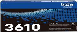 dazai spausdintuvams - Brother TN-3610 Genuine Toner Cartridge, Black | Brother TN3610 | Toner cartridge | Black - 2 nuotrauka