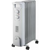 tepaliniai sildytuvai su ventiliatoriumi - DEDRA DA-J2052F, 2000W Tepalinis radiatorius su ventiliatoriumi 400W, Balta (White) - 2 nuotrauka