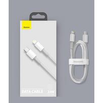 baseus usb c cable 1m - Baseus CATLGD-01 High Density PD 20W USB-C - Lightning - 1 nuotrauka