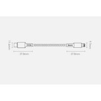 baseus usb c cable 1m - Baseus CATLGD-01 High Density PD 20W USB-C - Lightning - 2 nuotrauka