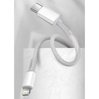 baseus usb c cable 1m - Baseus CATLGD-01 High Density PD 20W USB-C - Lightning - 8 nuotrauka