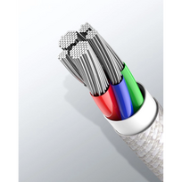 baseus usb c cable 1m - Baseus CATLGD-01 High Density PD 20W USB-C - Lightning - 28 nuotrauka