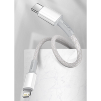 baseus usb c cable 1m - Baseus CATLGD-01 High Density PD 20W USB-C - Lightning - 29 nuotrauka