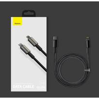 Baseus Tungsten Gold Type-C to Lightning 20W, 2m Black