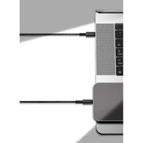 baseus usb type c laidas 2m - Baseus Tungsten Gold Type-C to Lightning 20W, 2m Black - 3 nuotrauka