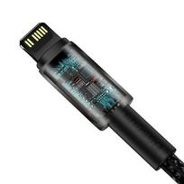 baseus usb type c laidas 2m - Baseus Tungsten Gold Type-C to Lightning 20W, 2m Black - 8 nuotrauka